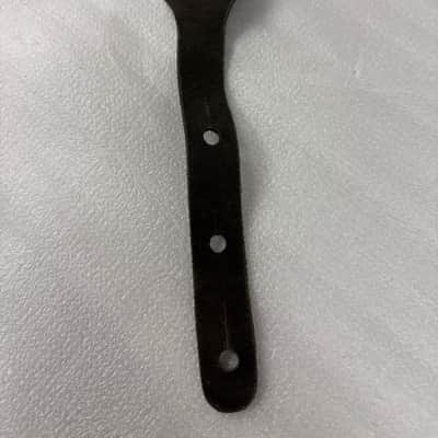 Black Braided Leather Mandolin Strap - FIRE SALE image 5
