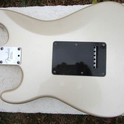 Fender Stratocaster Guitar, 2008, USA, Blizzard Pearl, Suhr & D. Allen Pu's, Great Guitar image 15