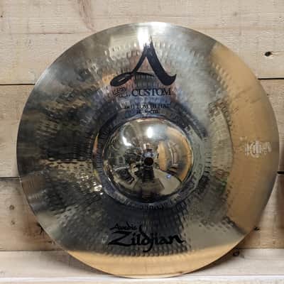 Zildjian 14" A Custom Hi-Hat Cymbals (Pair) 1991 - Present - Brilliant image 4