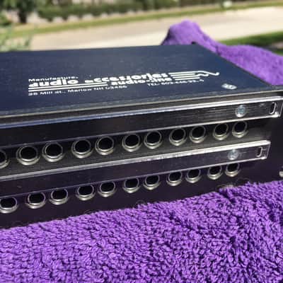 Audio Accessories 96 point Mini-Shorti Quickswitch patchbay 2X48X1RU image 1