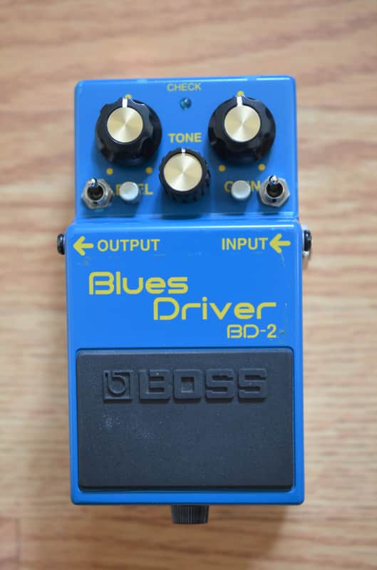 Boss BD-2 Blues Driver w/ Keeley Freak Fuzz Mod Blue | Reverb
