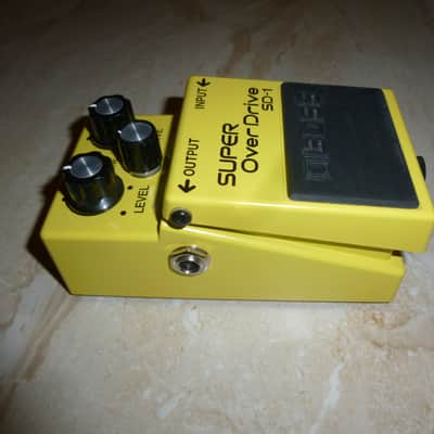 Boss SD-1 Super OverDrive (Silver Label) 1997 - Present - Yellow image 3