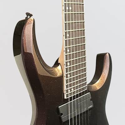 Jackson Pro Dinky DK Modern HT7 MS 7 String Multi Scale Electric Guitar - Eureka Mist image 5