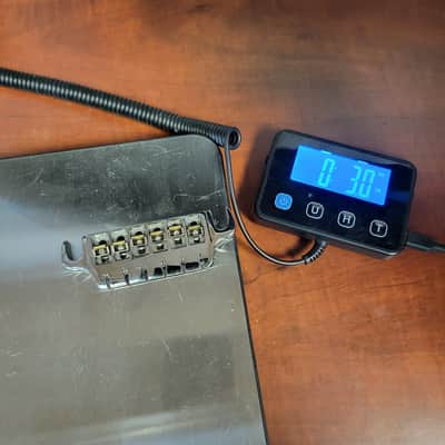 Gibson Top Adjust Bridge / Tailpiece 1980s 6 String Electric Guitar - Chrome image 8