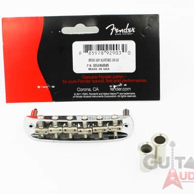 Genuine Fender USA American Vintage Jaguar/Jazzmaster Guitar Bridge & Thimbles image 2