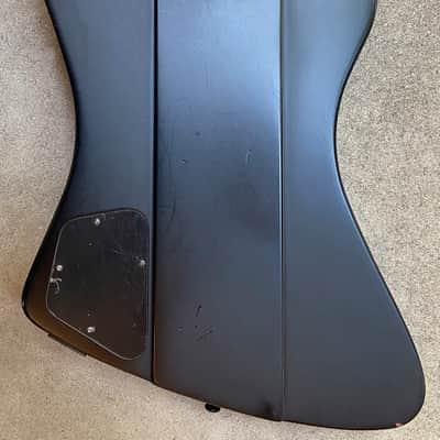2008 Epiphone Nikki Sixx Signature Blackbird Thunderbird Bass Black image 7