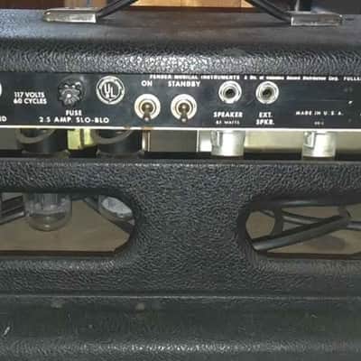 Fender Showman 1960's? Blackface w/ 2 Pyle Driver Speakers Vintage Tube Amp image 3