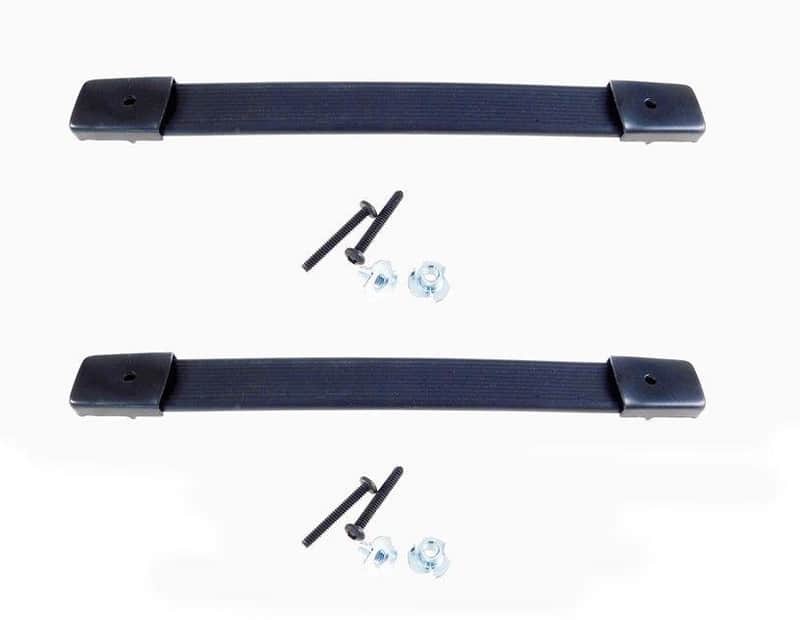 (2 PACK) RELIABLE HARDWARE RH-0585BK 8" Black Strap Handle Case / Amp / Speaker image 1