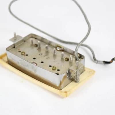 1985 Vintage Gibson Tim Shaw PAF Humbucker ~NECK~ Pickup Chrome USA PAT NO 1980s image 5