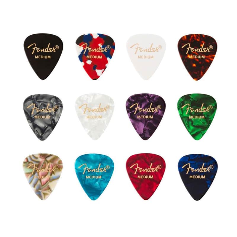 Fender Celluloid Medley 351 Picks - Medium (12) image 1