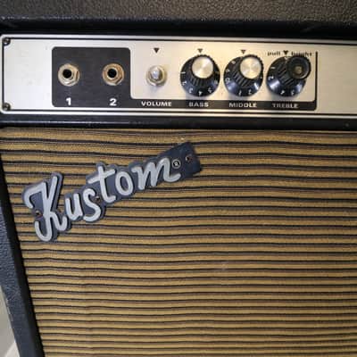Kustom 1-B Vintage 1970's Dual Input Bass Amp image 3