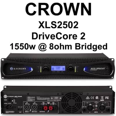 CROWN XLS2502 Drivecore Series 2 Lightweight Rackmount Amplifier image 3