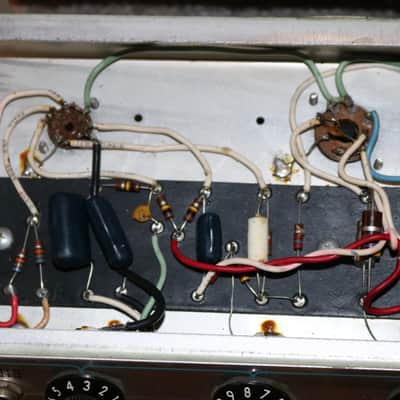 Vintage Fender Silverface Champ Tube Amp Chassis - Fully Working - No Tariffs image 8