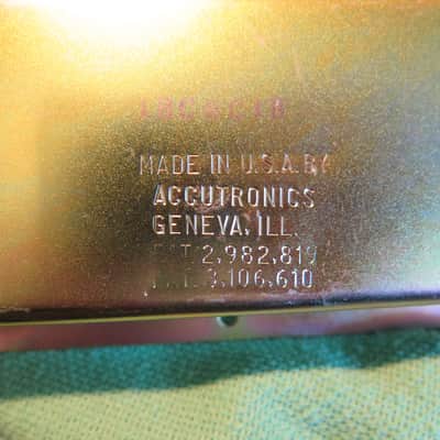 RARE vintage accutronics 1BC2C1B reverb pan for Lab Series L3 Gibson Norlin era image 5