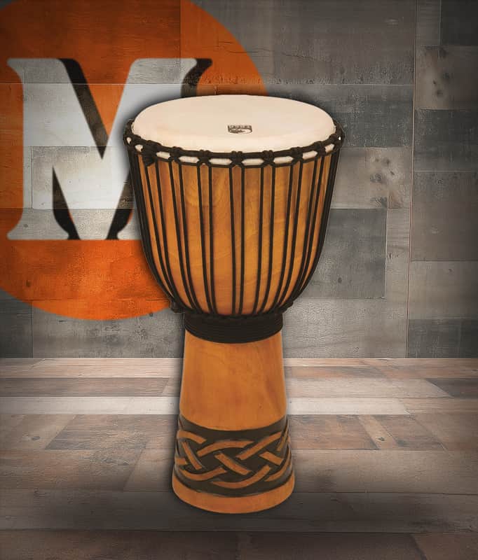 Toca Origins Wood Djembe, 10" - Cloth Kente (TODJ-10CK) image 1