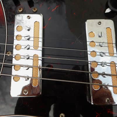 Norma EG 405-2 Guitar, 1960's, Japan, 2 Gold Foil Pu's, Cool Body Shape, Excellent Condition image 5