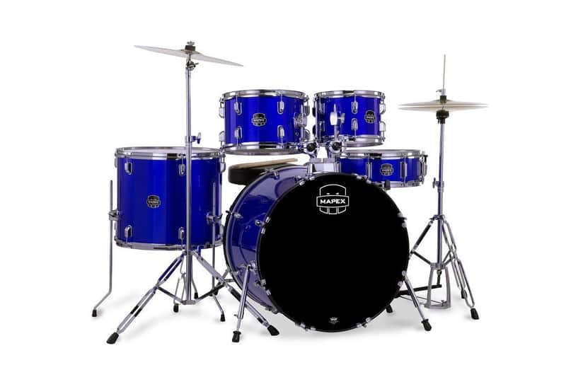 Mapex Comet Series Drum Kit | 5pc | Indigo Blue | 22 Inch Bass Drum image 1
