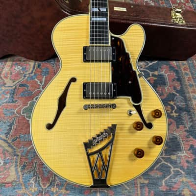 2013 D'Angelico NYSS 3BFM Custom Semi Hollow Body Flame Maple image 1