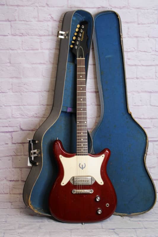 👀 1965 Gibson Epiphone Coronet - Cherry   w/ OHSC image 1