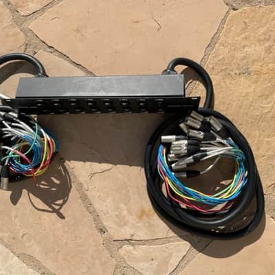 Seismic Audio SARMSS-16x515 16-Channel Rack Mount XLR/TRS Combo Splitter Snake Cable with 15' & 30' XLR Trunks 2018 - Black Powder Coat image 3