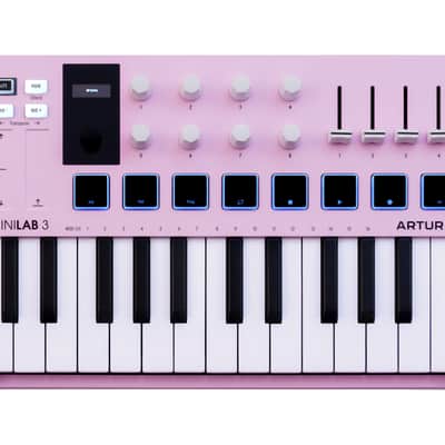 Arturia MiniLab 3 MIDI Keyboard Controller (Rose Quartz)
