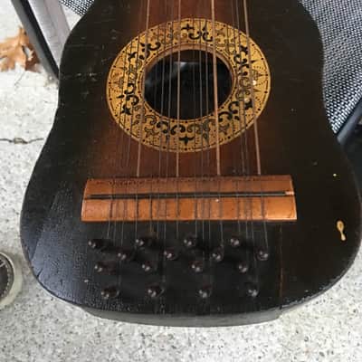 1920's Ukelin Manufacturers Advertising Co. Violin and Hawaiian Ukulele Combined Two Hole Ukelin 1929 image 13
