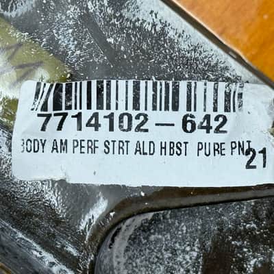 Fender USA Stratocaster Guitar Body Mint Light 23105 image 10