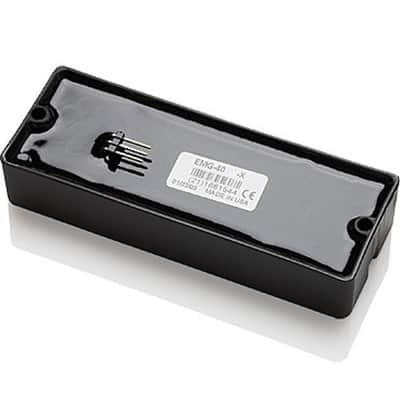 EMG 40DCX X Series Active Dual Coil 5-String Bass Pickup (ceramic) - black image 5