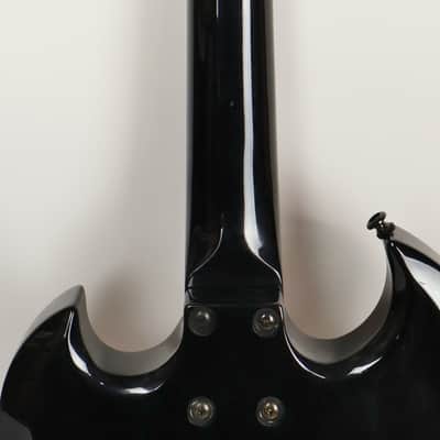 Brownsville New York Bat Electric Bass Guitar Hot Rod Flame w/ Gig Bag image 8