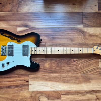 2009 Fender '72 Telecaster Thinline - Sunburst image 2