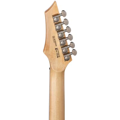 Dean Exile Select 6 String Quilt Top, Satin Natural, EXILE QM SN image 12