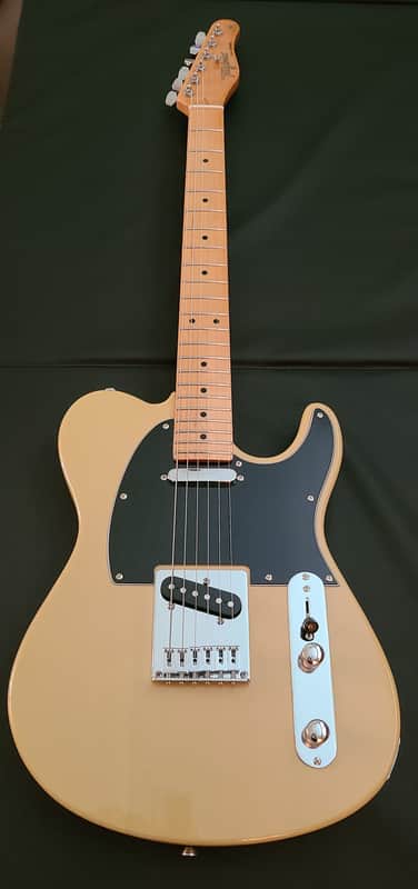 Tagima TW-55 T-Style Guitar with Maple Fretboard - Butterscotch w/GigBag image 1