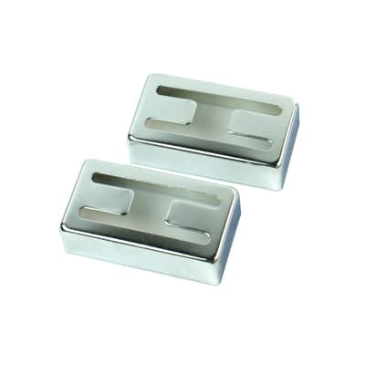 H hole Humbucker covers for Gretsch Filtertron style pickup ,chrome ,1 pair image 2