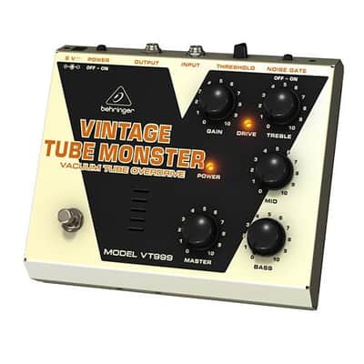 Behringer Vintage Tube Monster VT999 Classic Overdrive Guitar Effects Pedal image 2