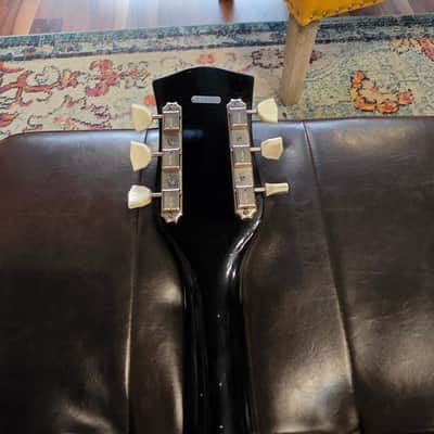 1964 Valco Airline Folkstar - Black - Res-O-Glass Resonator - w/Case image 11