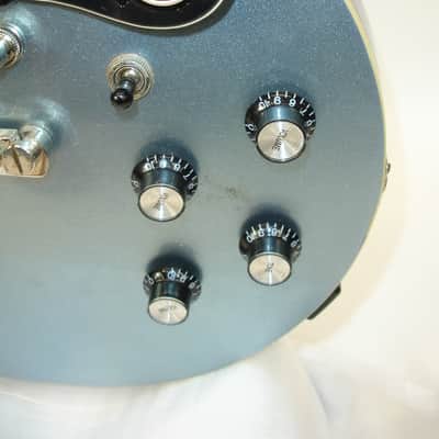 2012 Epiphone DOT Ultra-339 Semi-Hollow Electric Guitar, Pelham Blue image 6