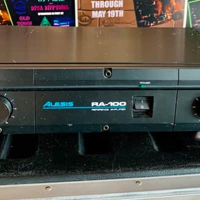 Alesis RA100 Reference Amplifier 1990s - Black image 5