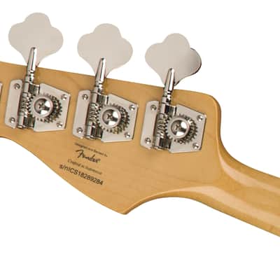Mint Fender Squier Classic Vibe '60s 4-String Fretless Jazz Bass, 3-Tone Sunburst image 5
