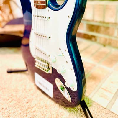 Fender Squire Affinity 2002 - Baltic Blue with Gig Bag image 4