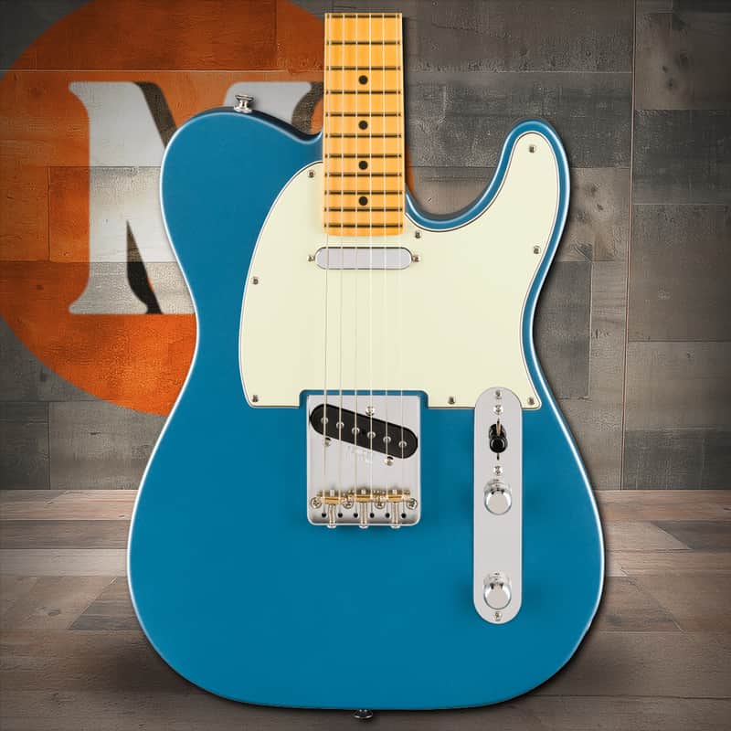 Fender American Professional Classic Telecaster Maple Fingerboard - Faded Lake Placid Blue image 1