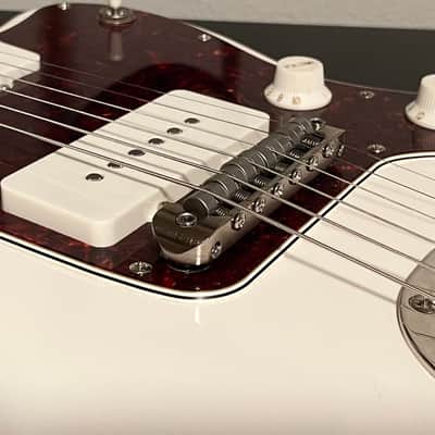 Bensonite Jazzmaster Bridge V2 - Nickel Plated Brass - 12'' radius image 8