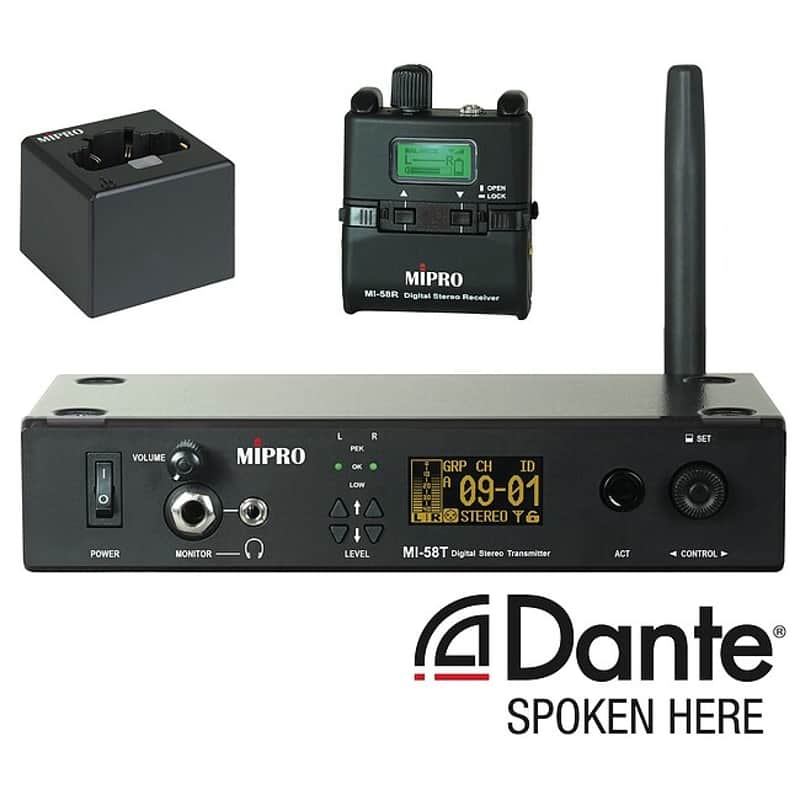 MIPRO MI-58RT-DNT Digitales InEar Monitor System 58GHz image 1