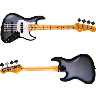 Flight Mini Bass JB MOONBURST Roasted Poplar Body Roasted Maple Neck 4-String Electric Bass Guitar w/Padded Gig Bag image 3