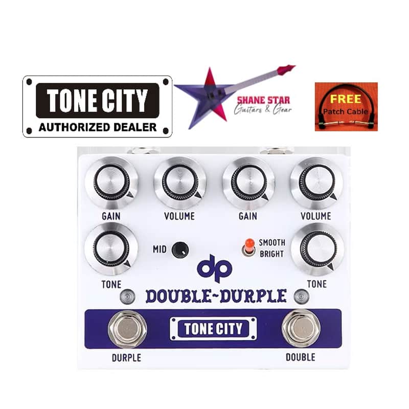 Tone City Double Durple Danish Pete Honoremodded version of the Tone City Blues Man image 1