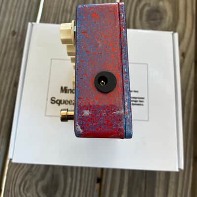 Tone Junkie mind squeezer Compressor Fuzz Two In One Tone Bender optical - Blue pink with box image 4