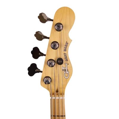 G&L USA ASAT Bass HH with Swamp Ash Body, #8 Maple Neck 2016 - Honeyburst image 4
