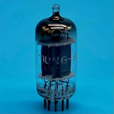 1960s Tung Sol 12AU7A ECC82 Vintage Long Plate Getter Preamp Tube! T338 image 2