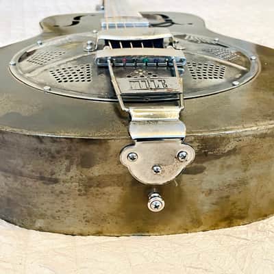 Mule Single Cone Steel Resonator Guitar w/National Thinline Pickup - Rare and Superb!! image 16