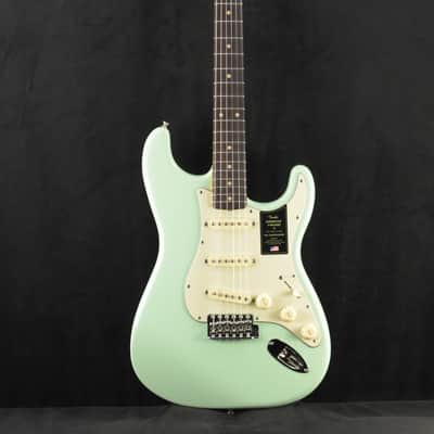 Mint Fender American Vintage II 1961 Stratocaster Surf Green Rosewood Fingerboard image 2