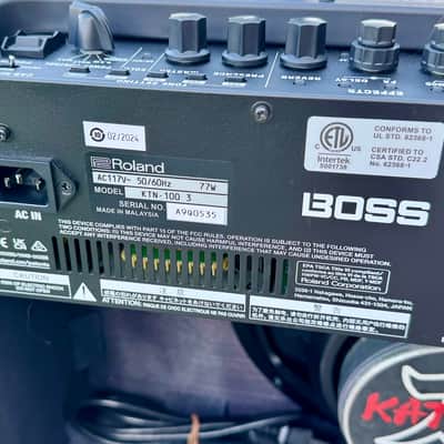 Boss Katana-100 Gen 3 100-Watt 1x12" Digital Modeling Guitar Combo 2024 - Present - Black image 7